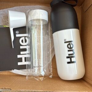 NEW Huel shaker water bottle mixer cup greens protein shirt tee unisex S lk AG1